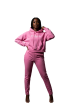Drop Signature Snow Washed Cropped Hoodie