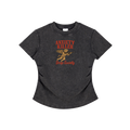 Vintaged-Wash Bodycon Cotton T-Shirt ODMPOD