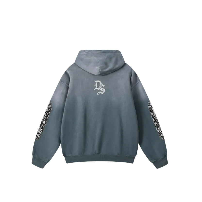 "Perfect Sinner" Heavyweight Sunfade Oversized Hoodie ODMPOD