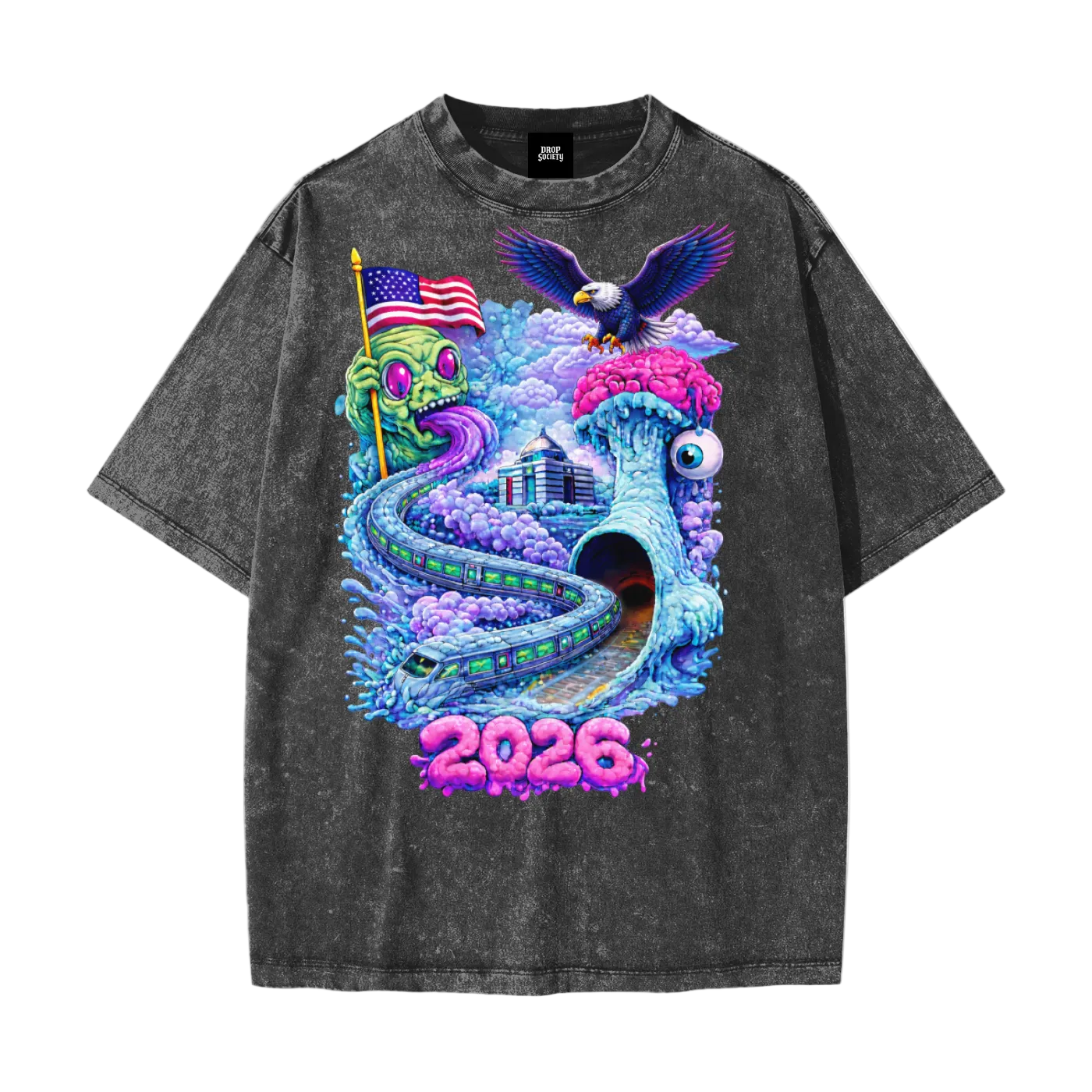 Heavyweight Snow Washed T-Shirt ODMPOD