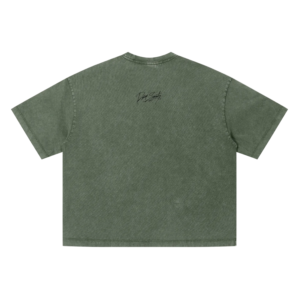 Unisex Vintage Wash Boxy T-Shirt ODMPOD