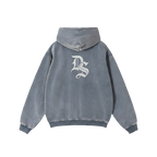 Initial Full Zip Boxy Fleece Hoodie 