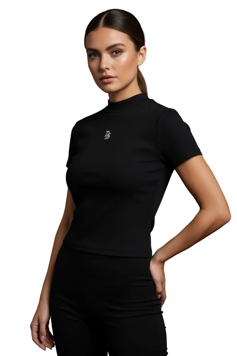 Essential Slim Fit Mock Neck T-Shirt