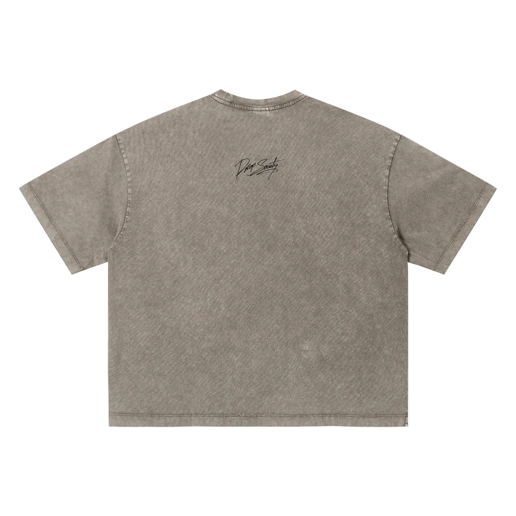 Unisex Vintage Wash Boxy T-Shirt ODMPOD