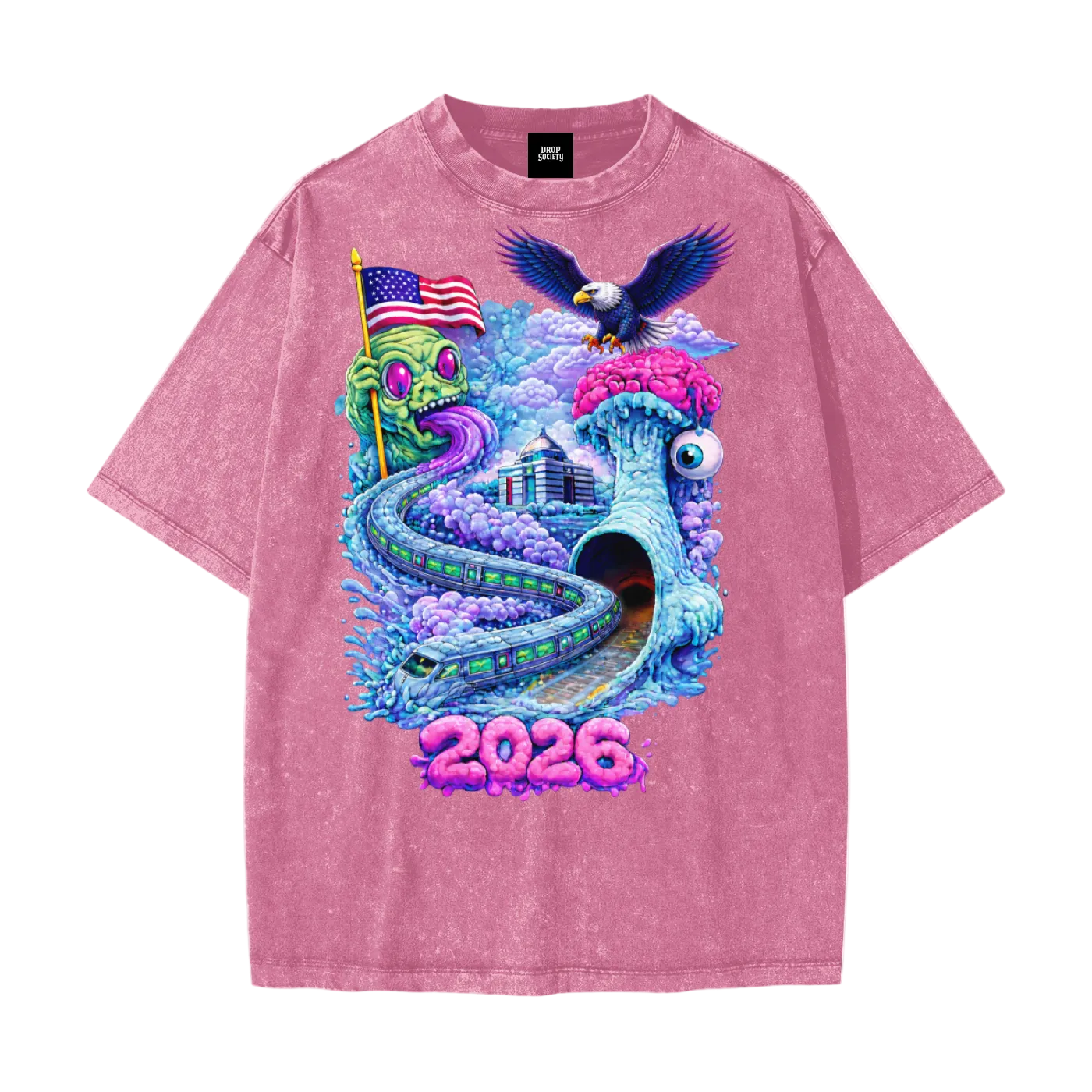 Heavyweight Snow Washed T-Shirt ODMPOD