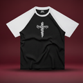 Signature Cross Contrast  Sleeve T-Shirt ODMPOD