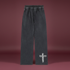 Perfect Sinner Vintage Washed Waist Pants (Matches with Hoodie) ODMPOD