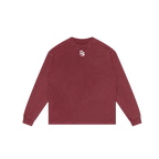 Drop Signature Acid Wash Oversize Long Sleeve T-Shirt 