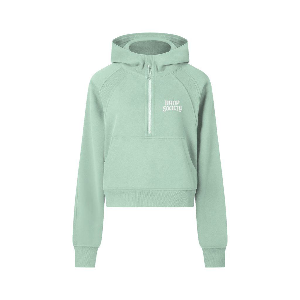 Cropped Half-Zip Hoodie ODMPOD