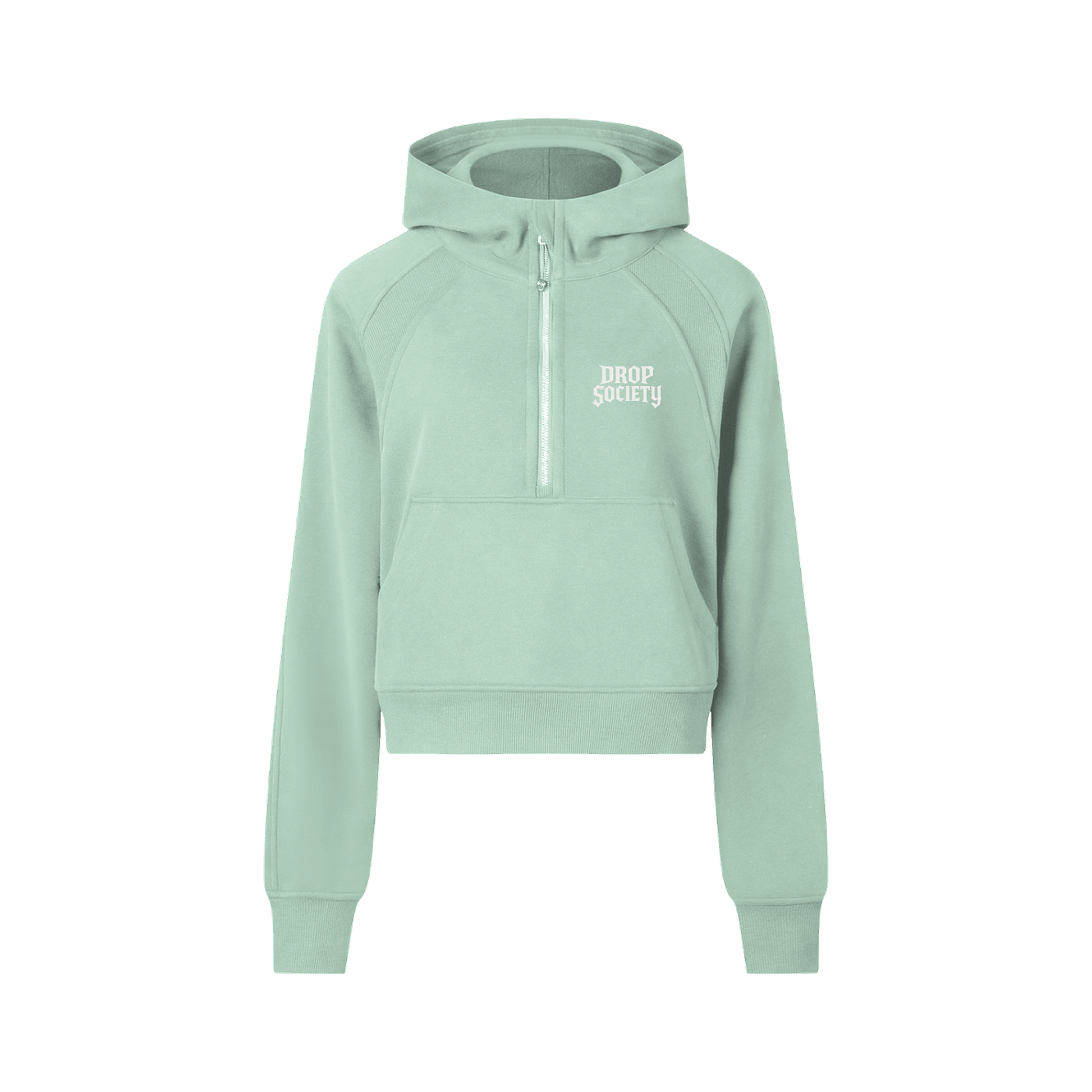 Cropped Half-Zip Hoodie ODMPOD