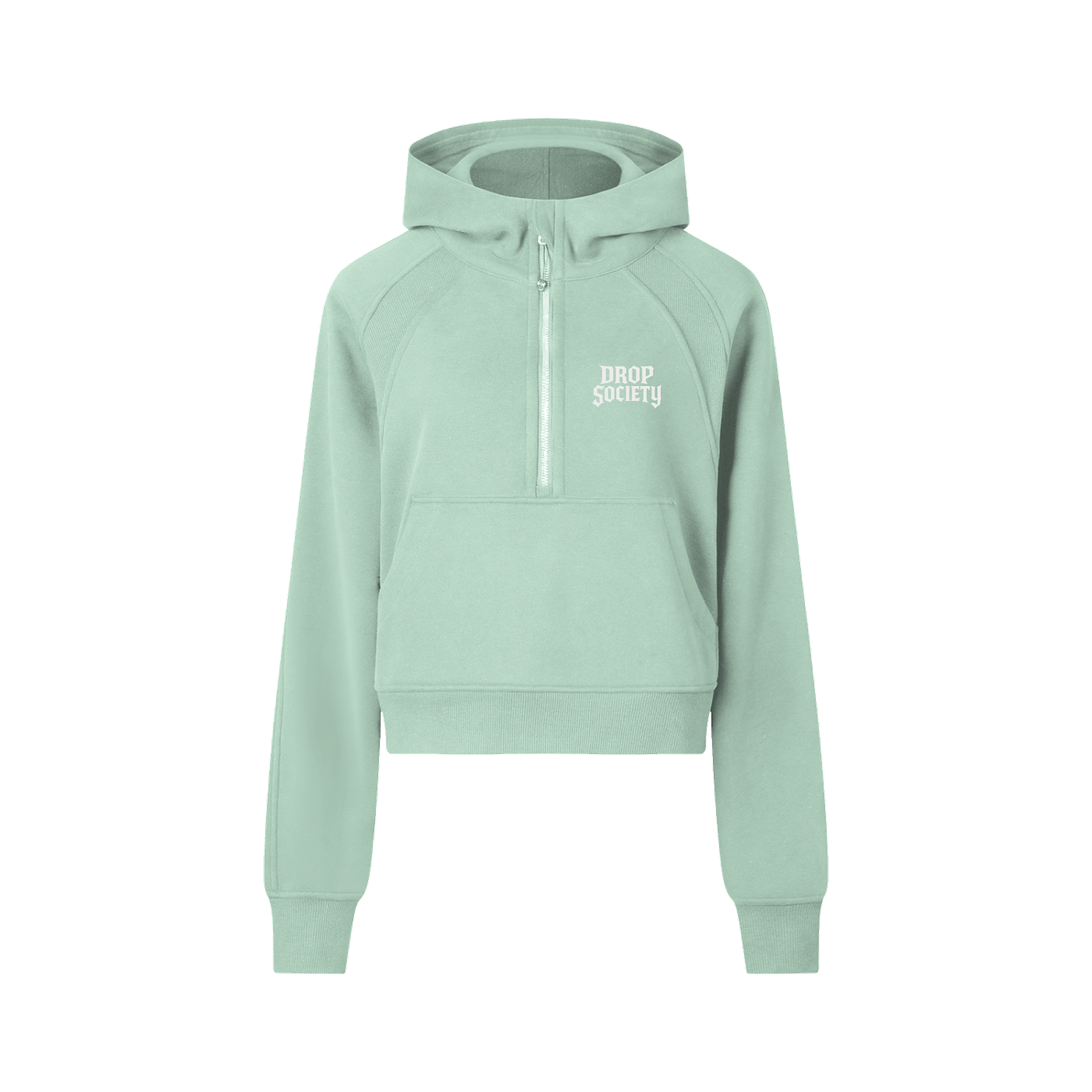 Cropped Half-Zip Hoodie ODMPOD