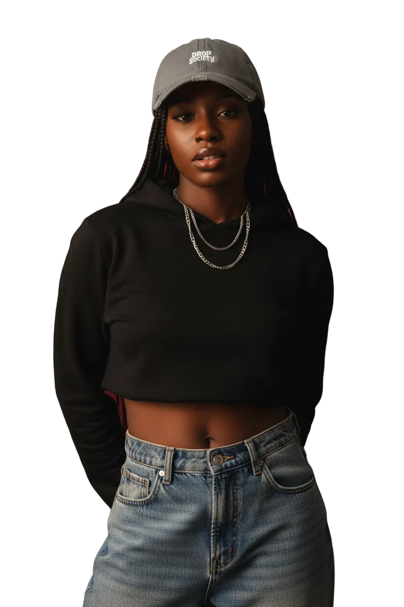 OFFICIAL DROP DISTRESSED EMBROIDERED DAD HAT