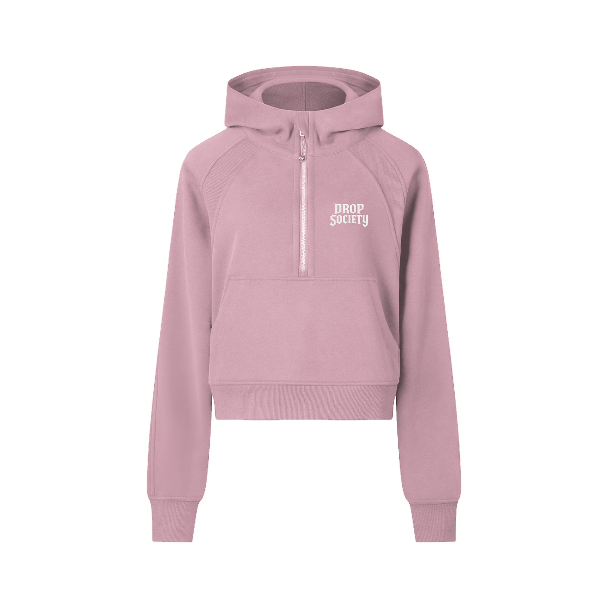 Cropped Half-Zip Hoodie ODMPOD