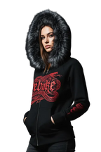 Drop Society Rebuke Drop Fur Full-Zip Hoodie PODpartner