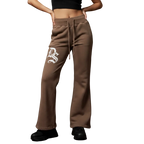 Vamp Initial Vintage Washed Flared Fleece Pants
